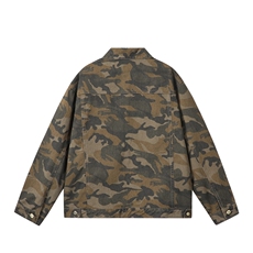 水洗牛仔外套男款春季美式痞帅上衣服宽松休闲工装夹克JK1318-P80，男装工装外套，星座1103-3