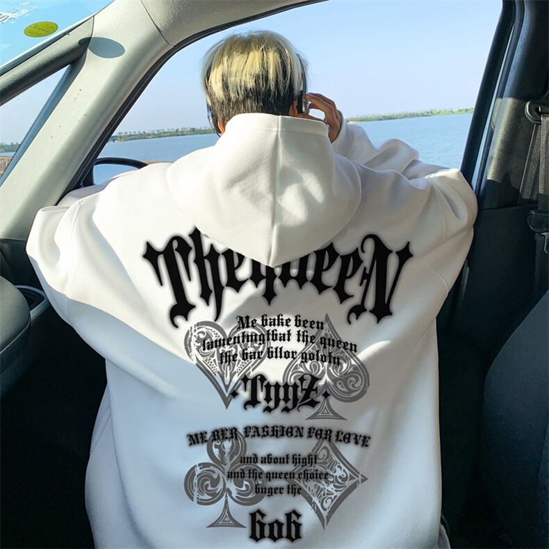 直播460克超厚潮牌重磅纯色连帽卫衣力推男XZ517A-2-WY8843-P68,男装卫衣,星座517A-2