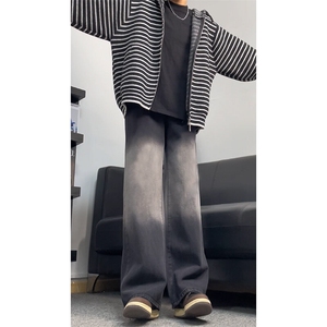渐变修身牛仔裤美式高街vibe裤子XZ310A-4-NZ11-P55图片