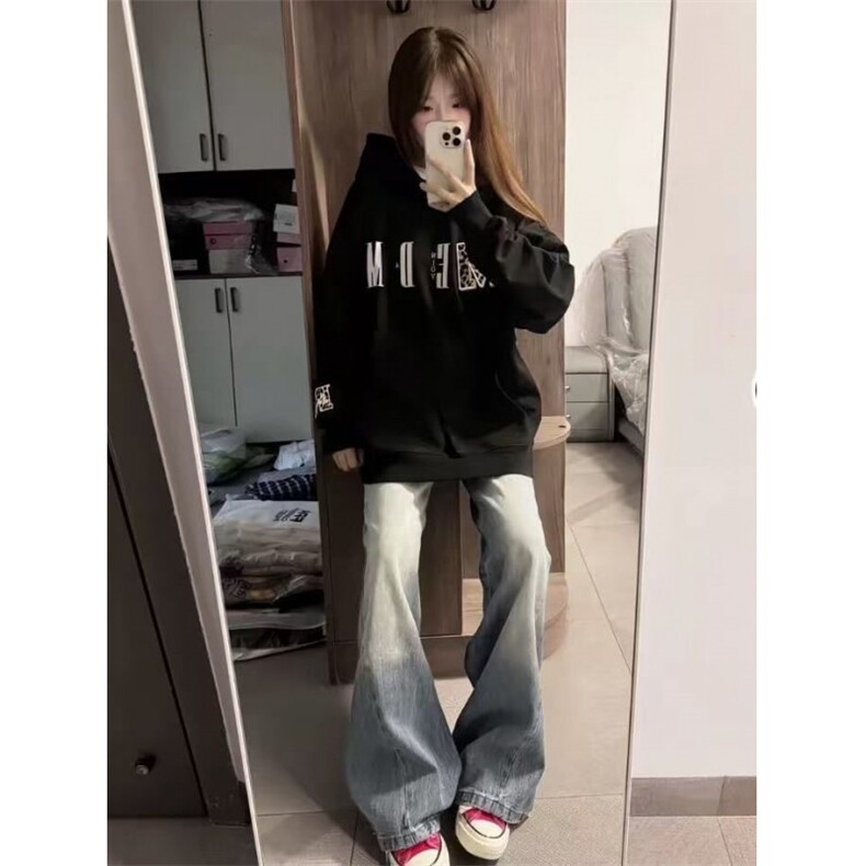 DD106P59美式复古连帽卫衣外套，女装短外套，电商B323A