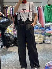 夏季新款韩版洋气减龄背带裤，其它，L·H·X