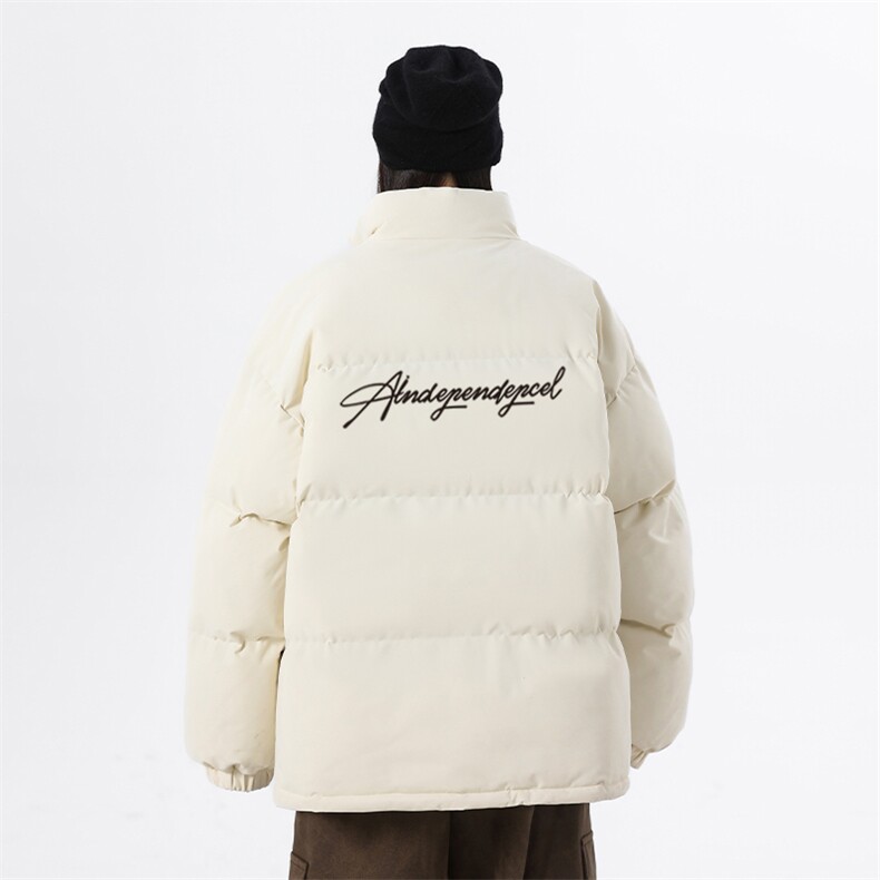 2024冬季新款中性风大码印花立领棉衣M-5XHM24549-31-特P50,男装棉衣,电商A022