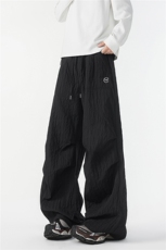 8XL-M新款速干肌理感直筒工装裤男宽松早秋休闲裤阔腿裤K9172P68，男装工装外套，电商D206-1