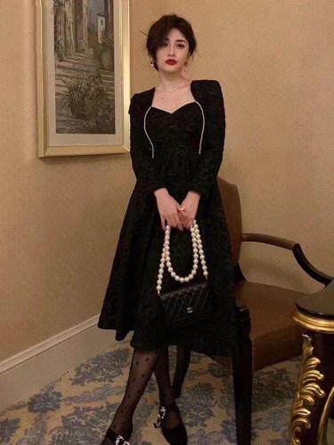 珍珠连衣裙，女装连衣裙，贻思茗