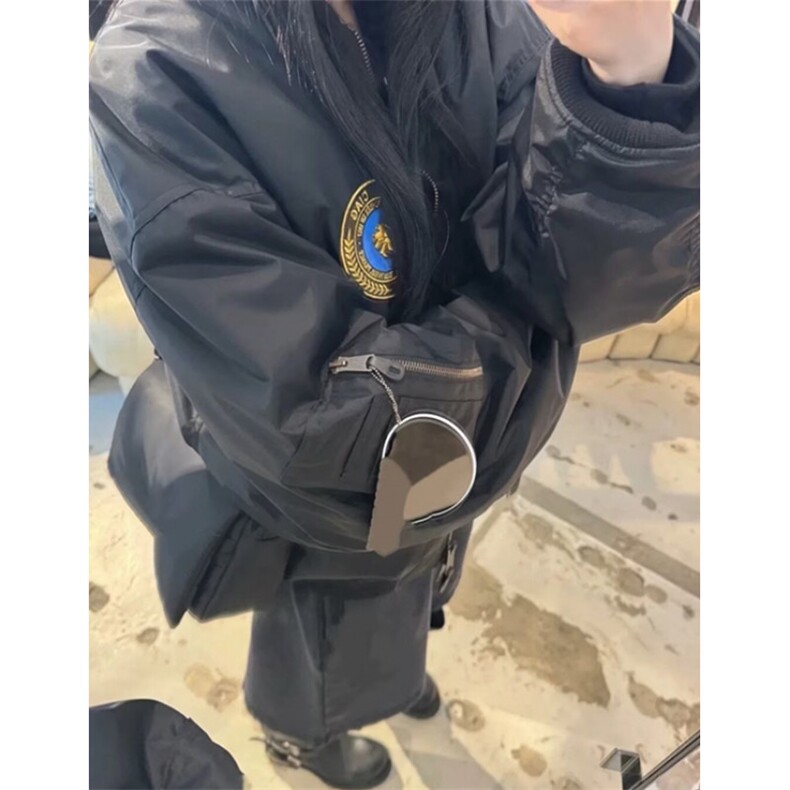 秋冬季贴标刺绣字母棒球服宽松加棉加厚男士保暖二棉外套MHT285,男装棉衣,星座1116A（原606A-3）