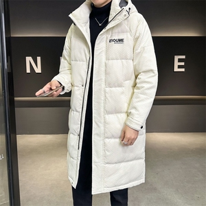 大货中长款羽绒服男2025新款连帽加厚防寒服C317-Y7959-P245图片