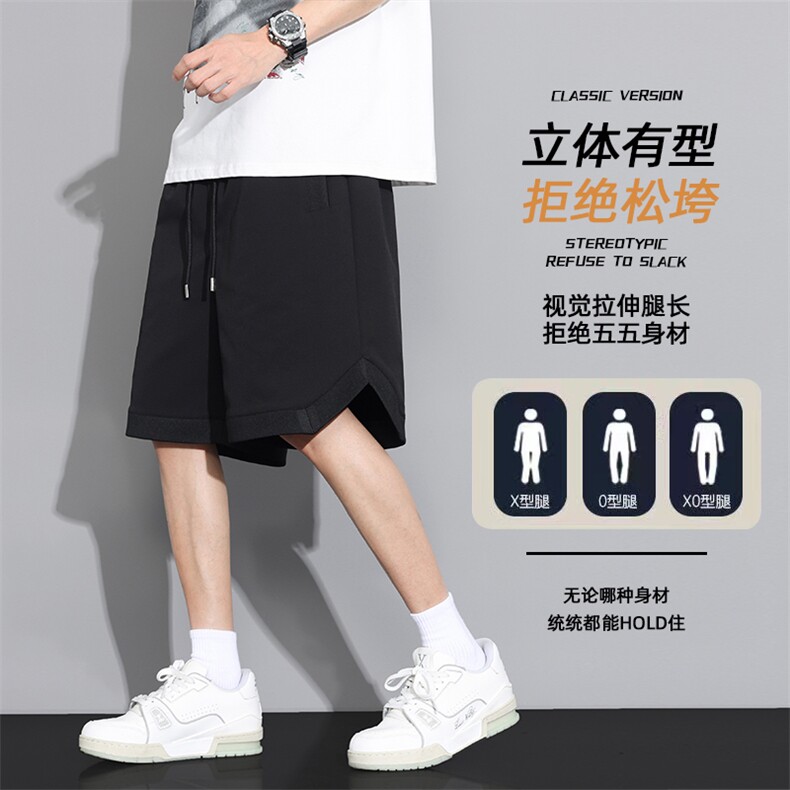 现货夏季工装短裤男ins潮牌休闲百搭潮流痞帅五分裤D02516-P40，男装牛仔裤，星座308B-2