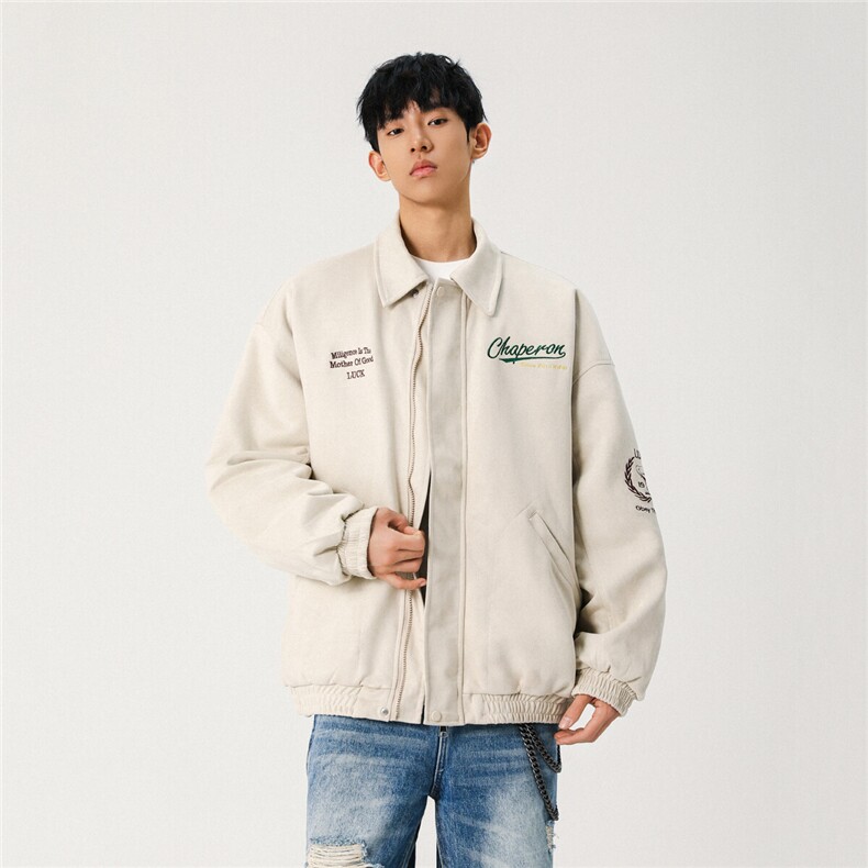 麂皮绒刺绣夹克XZ609-WT2338-特P75-138加棉特P85-控148,男装夹克,星座609
