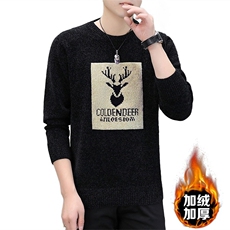 圆领毛衣男韩版潮流修身打底针织衫秋季上衣服线衣MYT09P41-46，男装T恤，星座1013-5