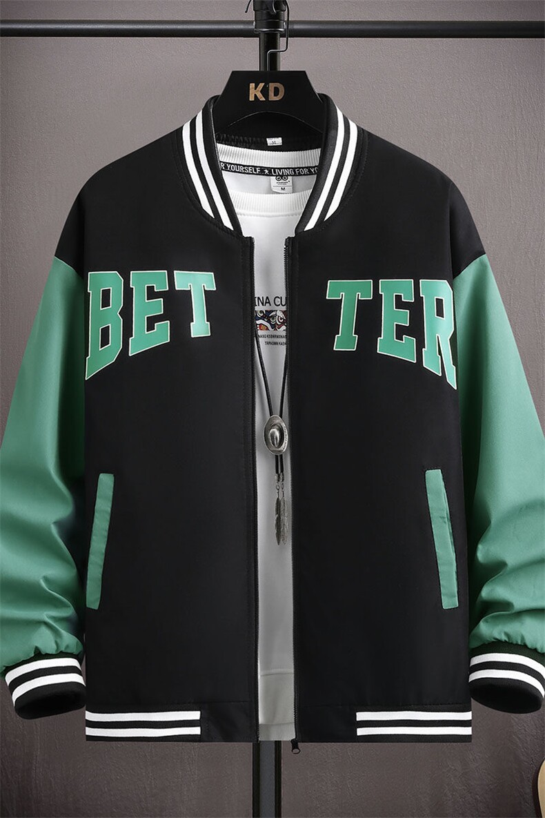 2025春季跑量秋棒球服夹克男士韩版外套潮流JK9703-P35,男装夹克,星座1105