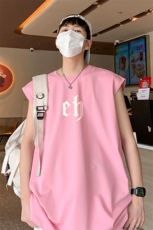 抖音直播得物品质250克重磅纯棉男无袖背心T恤T518P28控39，男装背心/马甲，电商C408(原B339-1)