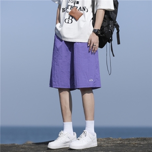 速干短裤男夏季美式运动多巴胺沙滩裤透气中裤男DK310-特批-15图片