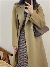 独屿双面羊毛大衣现货，其它，独屿