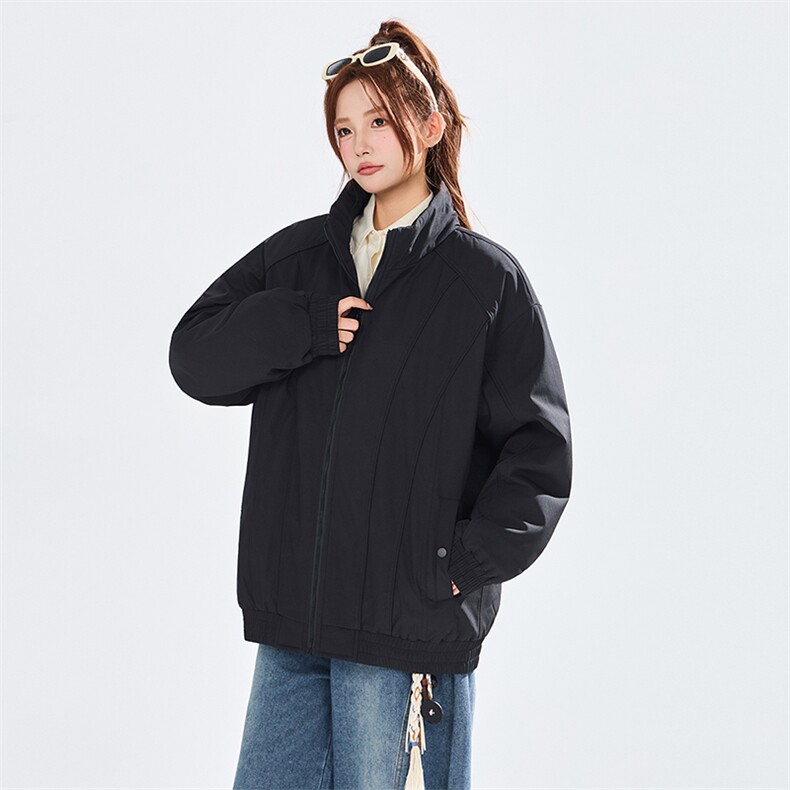 现货美式休闲加厚雪山棉衣夹克外套立领纯色三防户外工装棉服,男装夹克,电商A486