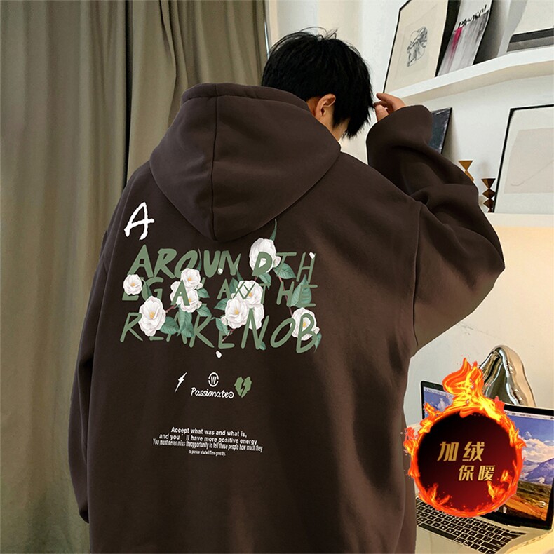 500克重磅秋冬美式加绒加厚卫衣外套DL1569常规特P35加绒特40,男装卫衣,电商A486