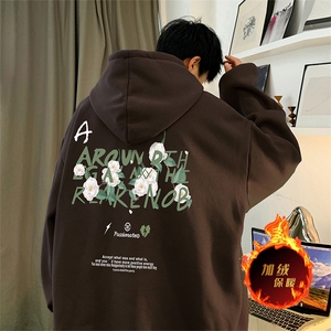 500克重磅秋冬美式加绒加厚卫衣外套DL1569常规特P35加绒特40图片