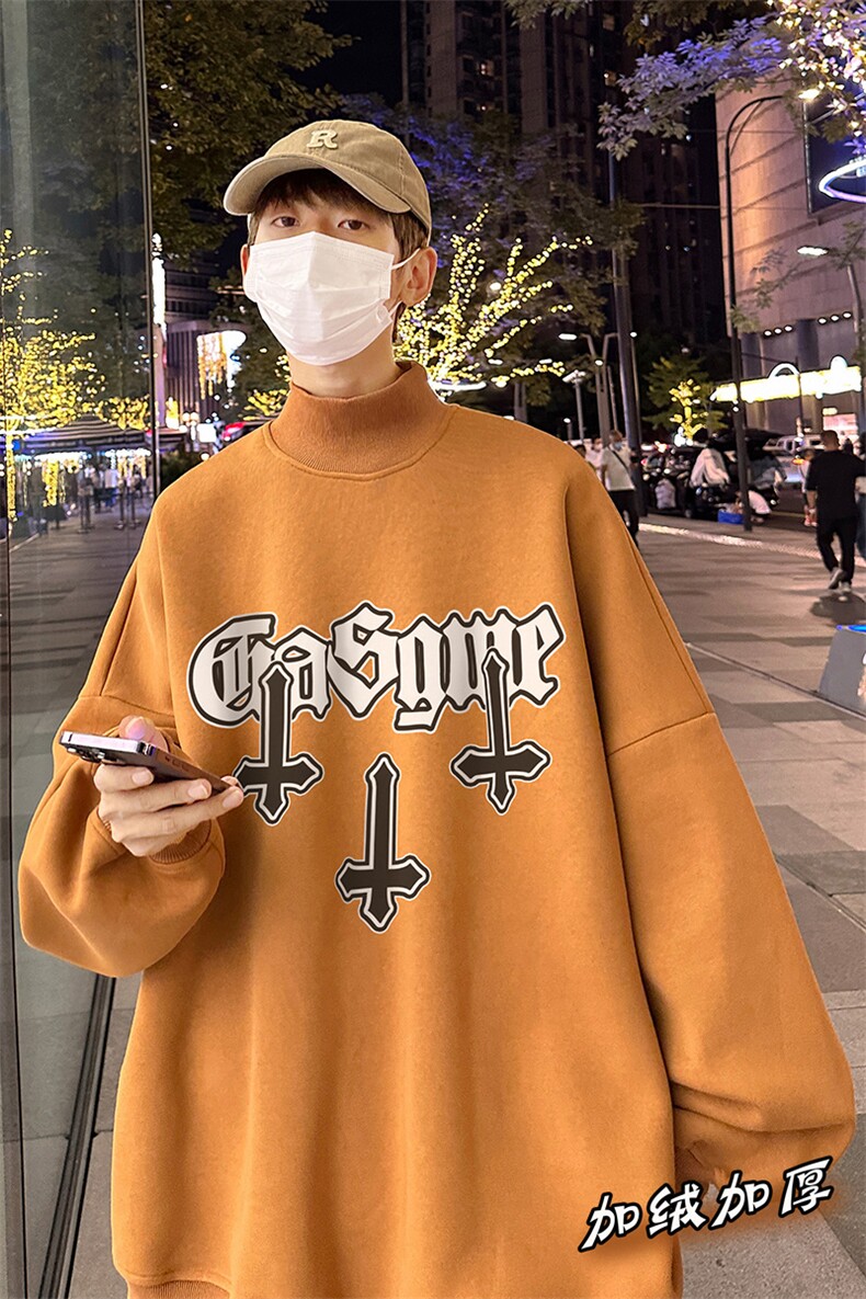 男装加绒加厚高领卫衣打底衫XZ514-2-G51-P48,男装T恤,星座514-2(原B239)