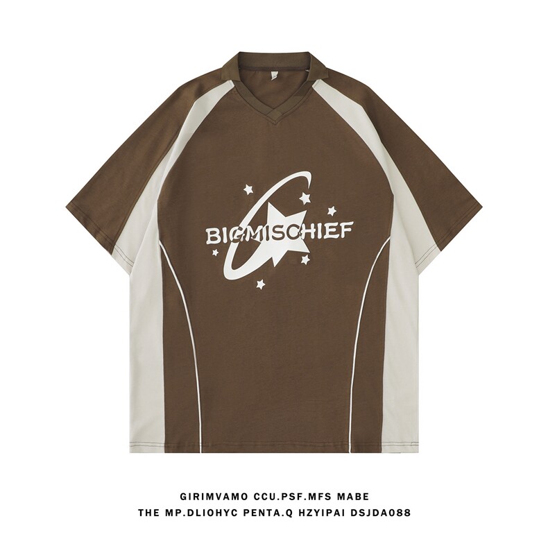 白底佛电商A188-DP1310-TP55230克32支双纱精梳100棉T恤控92，男装T恤，电商A188