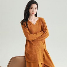 2025秋冬百搭时尚简约v领长袖针织衫,女装针织衫/毛衣,雅之冉羊绒, 2025秋冬百搭时尚简约v领长袖针织衫,女装针织衫/毛衣,雅之冉羊绒,