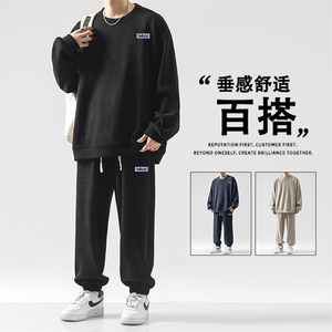 新款卫衣男士秋季长袖长裤男款可外穿宽松休闲套装TZ835-特批-98图片