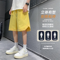现货夏季工装短裤男ins潮牌休闲百搭潮流痞帅五分裤D02516-P40，男装牛仔裤，星座308B-2