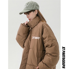 中性风23冬季百搭宽松字母印花棉服外套TPMY63703特批P75控128，男装棉衣，电商A268