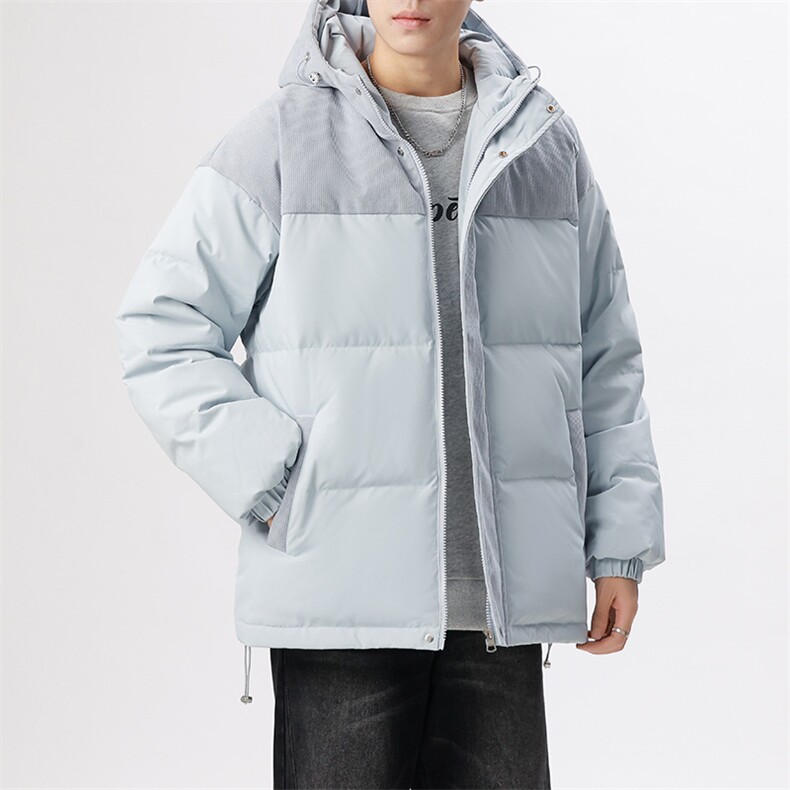 休闲拼接撞色50灰鸭绒羽绒服男女情侣保暖御寒外套YR9008-P130,男装羽绒服,星座610（原A335）