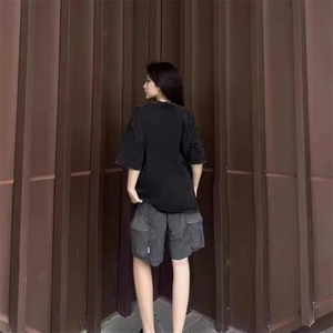 户外露营高端冰凉速干薄款工装短裤男士休闲裤夏季宽松美式五分裤图片