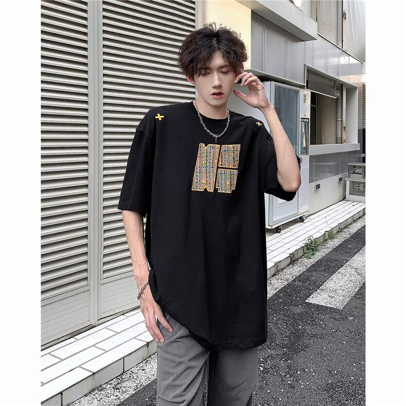 2024春夏季新款男纯棉休闲圆领短袖T恤T5047P35,男装T恤,星座1116-2