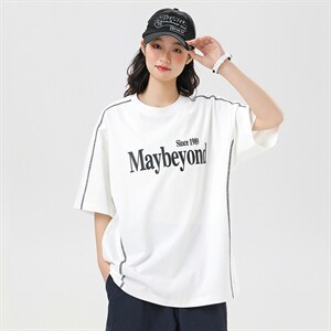 DX215 P45 港风情侣短袖冰感速干百搭休闲潮流宽松T恤男，男装T恤，星座1204