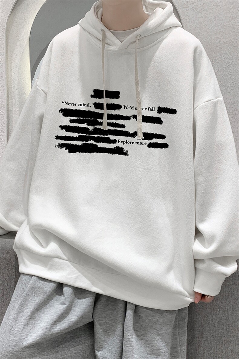 连帽卫衣男大码胖子帽衫大号运动服WY2445-P35,男装卫衣,电商A040