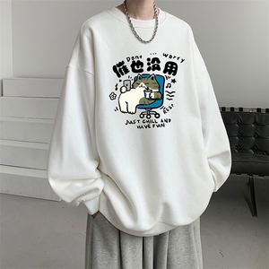 8XL圆领卫衣男超大码胖子肥佬大号长袖t恤S6403-P28图片