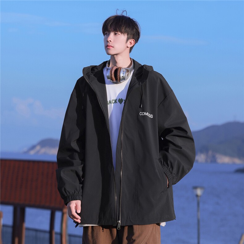 相机连帽工装冲锋衣开衫夹克高领外套JK1002-P65控89,男装夹克,星座216(原A116)