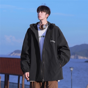 相机连帽工装冲锋衣开衫夹克高领外套 JK1002-P65控89图片