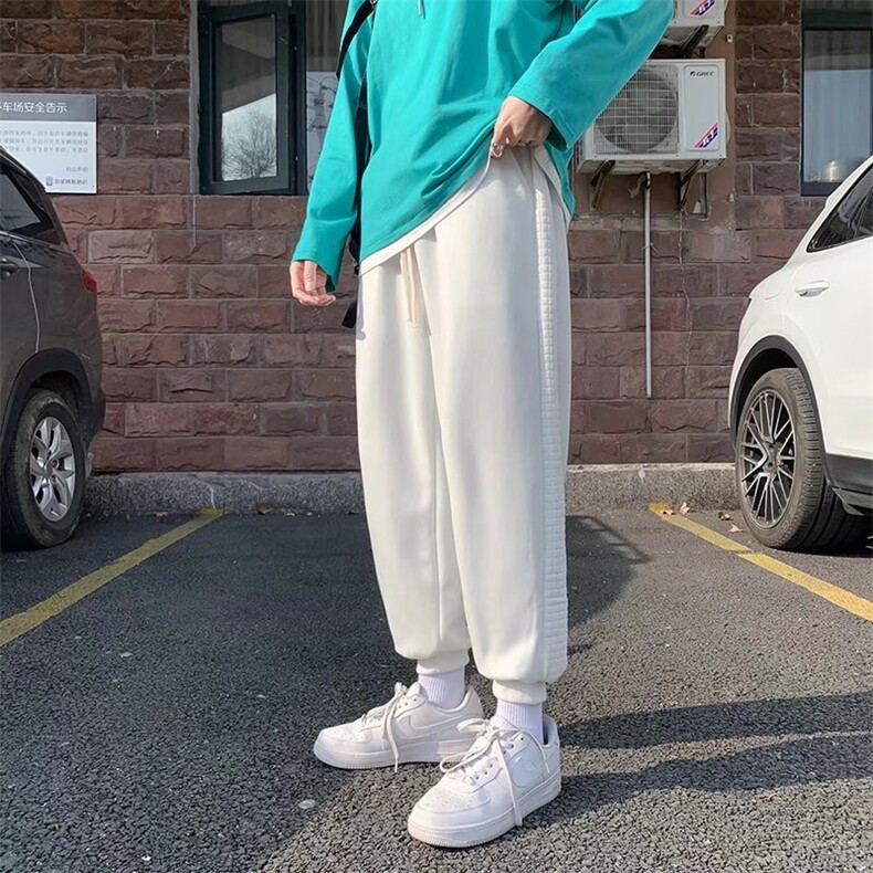 男春季休闲束脚九分裤K3P28图片