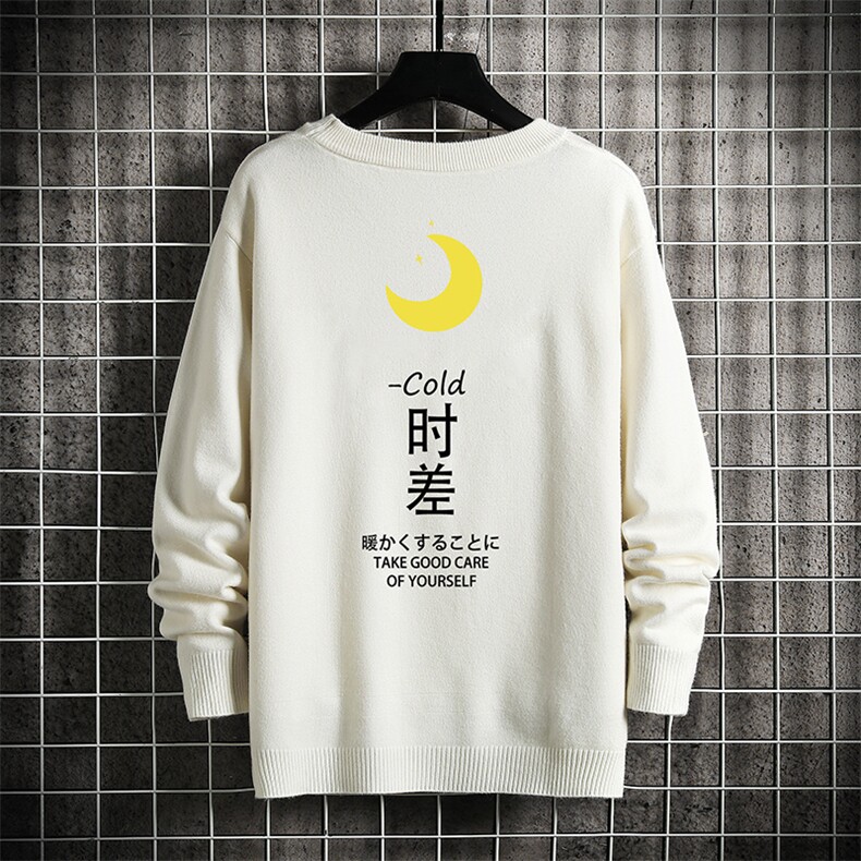 M67047-P45 加绒款-P65 圆领毛衣男大码针织衫男毛线衣线衫 网格图片