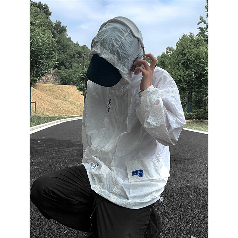 现货 夏季薄款防嗮衣户外透气防嗮服宽松防紫外线外套 FS1008-P50图片