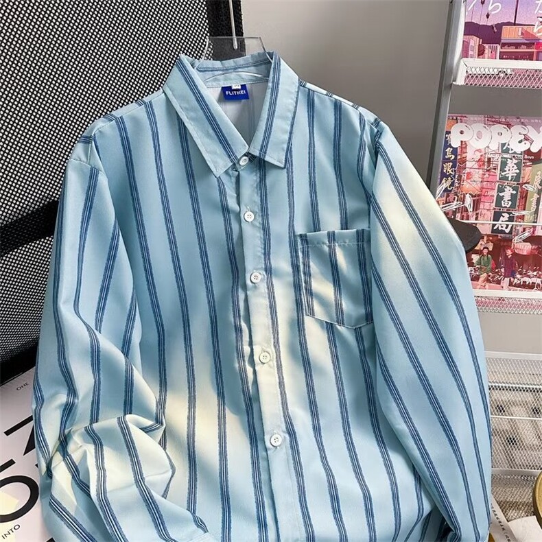 日系少年感男生酷帅穿搭套装工装衬衫搭配男装三件套潮CS527/P35图片