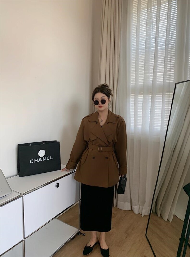 2022春款风衣外套，女装风衣，QIANCHEN 谦晨