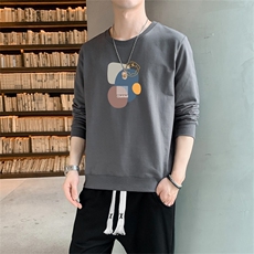 抖音直播秋冬男士潮流印花青少年大码卫衣套装TZ8087，男装休闲套装，星座1816-2（原1210–2）