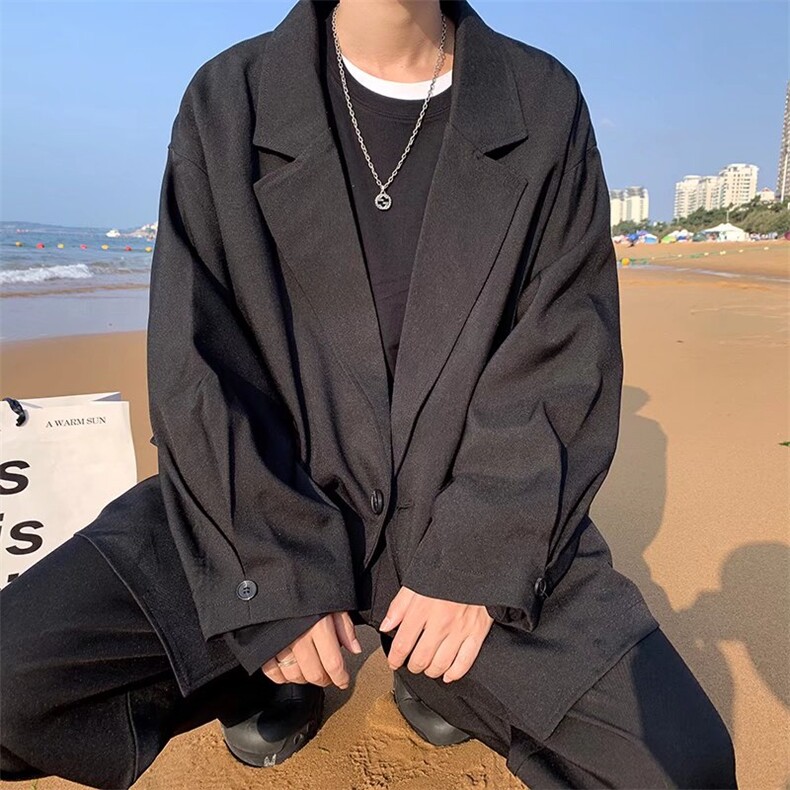 高级感休闲西服男士秋季设计感小众上衣韩版西装外套潮牌F99-P52，男装西服套装，星座1008-2