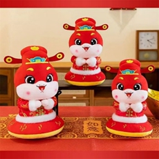 鹏强毛绒玩具厂 财神蛇