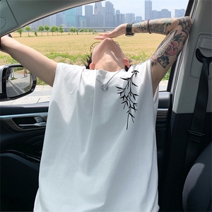 量大优 得物抖音高品质重磅230克美式印花无袖t恤背心WB397 特P18图片