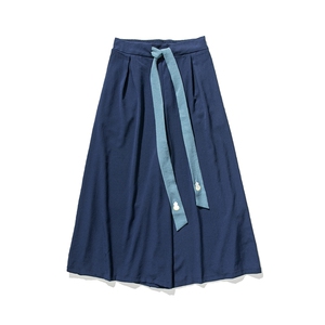 风直筒宽松阔腿汉服唐装宋裤古风仙气飘带葫芦刺绣 K133/P85图片