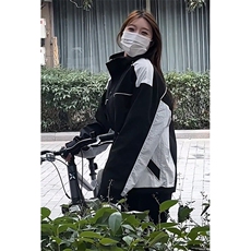 C2338-TP105控价158春季潮牌拼色薄外套新款户外冲锋夹克男女，男装夹克，电商A102-1