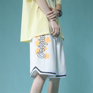 703-DK272-P28品质跑量款夏季男大码冰丝印花休闲短裤M-5XL