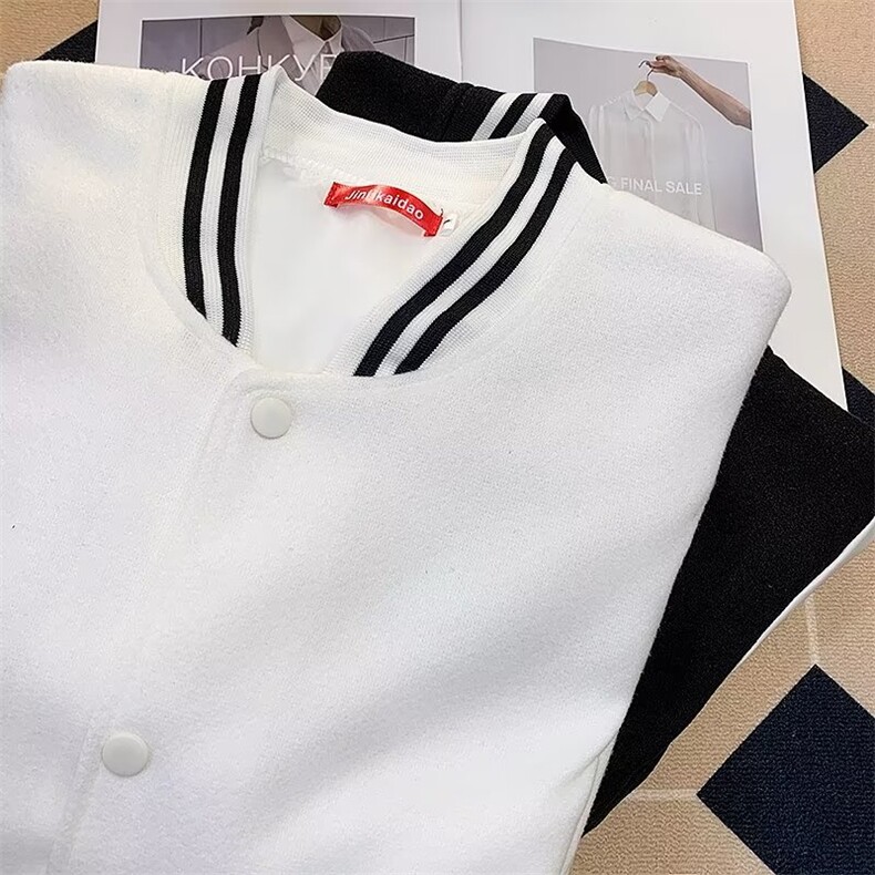 潮美式棒球服外套男女春秋季情侣装ins学生宽松上衣服夹克-B611,男装夹克,星座601-2