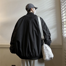 飞行员夹克男解构设计棒球领短外套男CP24-P70，男装夹克，电商B371