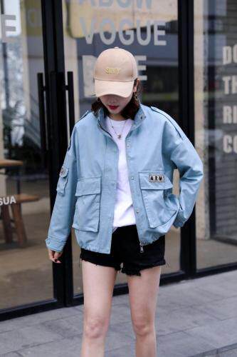 2021春款袖子立体图标设计外套，女装，红雀纺