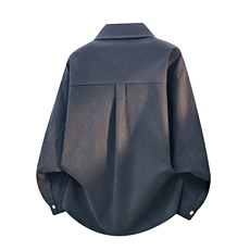 2026年春秋休闲纯色夹克男士潮流百搭宽松外套JK988-P55，男装夹克，星座717